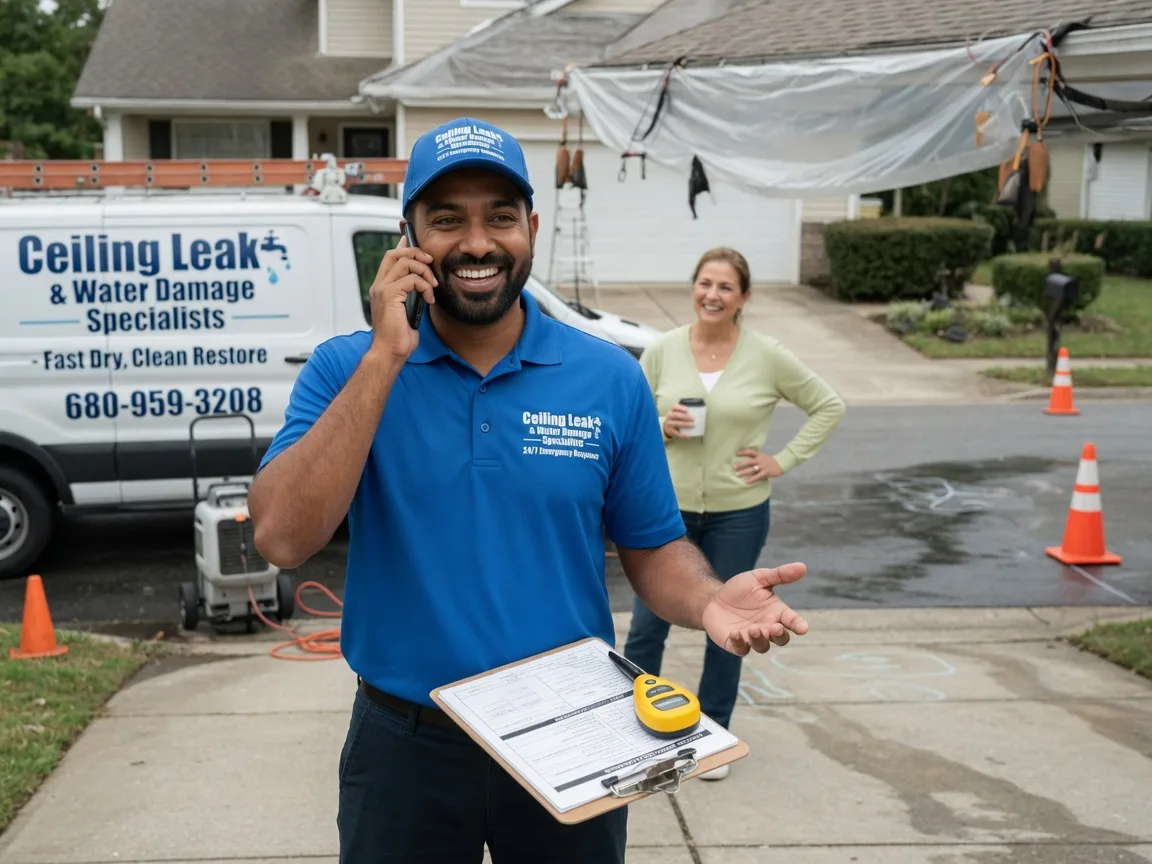 Ceiling Leak Cleanup Dickens, IA FAQs